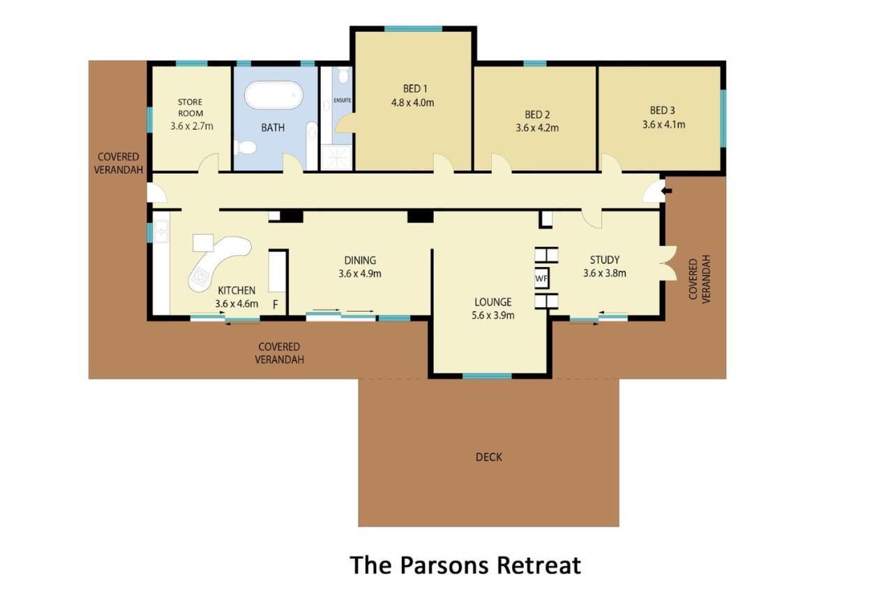Vila The Parsons Retreat Rothbury Exteriér fotografie